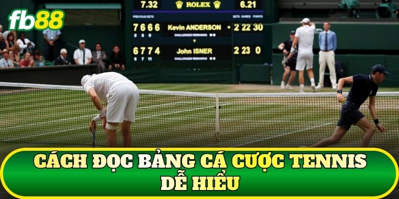 Cá Cược Tennis – Cách Đọc Kèo Và Phân Tích Trận Đấu 2 Cách đọc bảng cá cược Tennis dễ hiểu