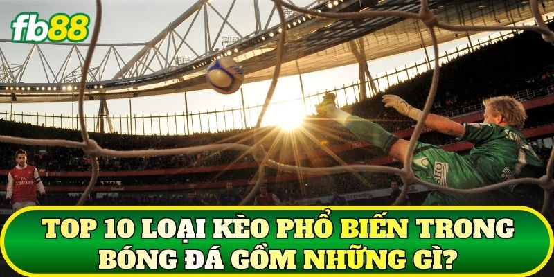 Top 10 loại kèo phổ biến trong bóng đá gồm những gì?
